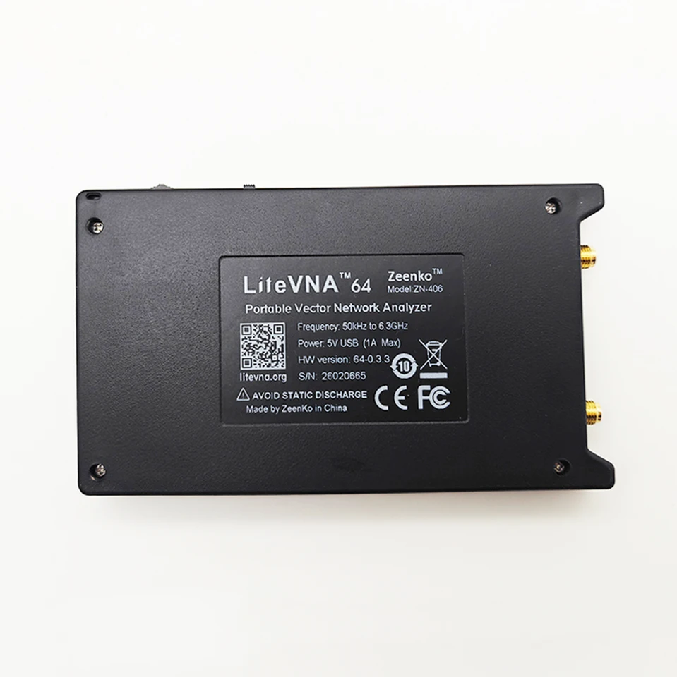 Zeenko LiteVNA 64 Version 0.3.3 Hand Held Vector Network Analyzer
