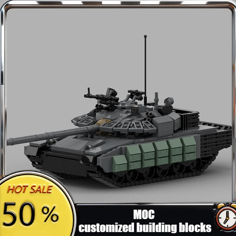 926 PCS Battle Tank Kit TMOC-80BVM MOC Customize Modular Building Block Model Popular Brick Simple Design DIY Assembly Toy Gift