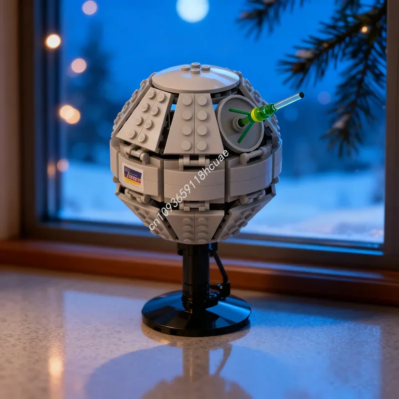 Set de Modificación de la Estrella de la Muerte MOC de 263 Piezas, 3 Modelos de Batalla, Regalo de Navidad, Bloques de Construcción, Juguete de Construcción, Idea de Bricolaje, Ladrillos para Armar