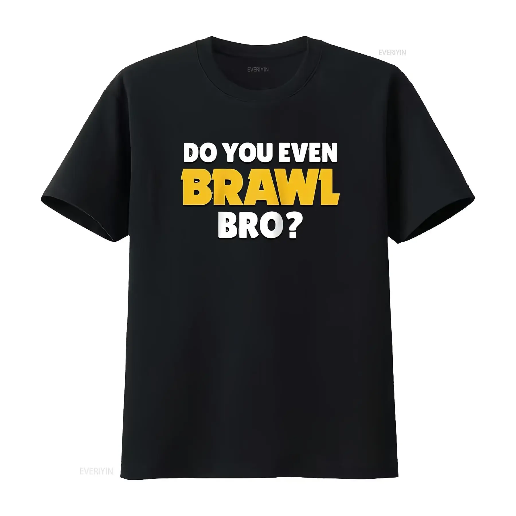 Womens T Shirt Do You Even Brawl Bro Ver 2 Raglan Baseball Black Medium vintage Washed graphic Stretched fashion