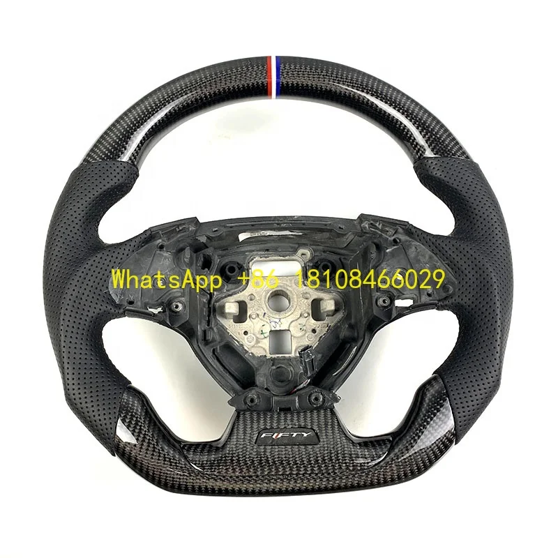 

Индивидуальное обновление рулевого колеса из углеродного волокна для Chevrolet Camaro Corvette C7 OEM Style