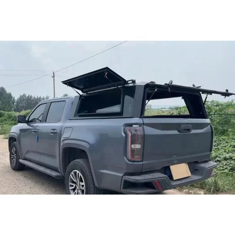 4X4 Black Removable Manganese Steel High Cover Rear Box Lid D-2012-2016 Pickup Truck Hardtop Canopy High