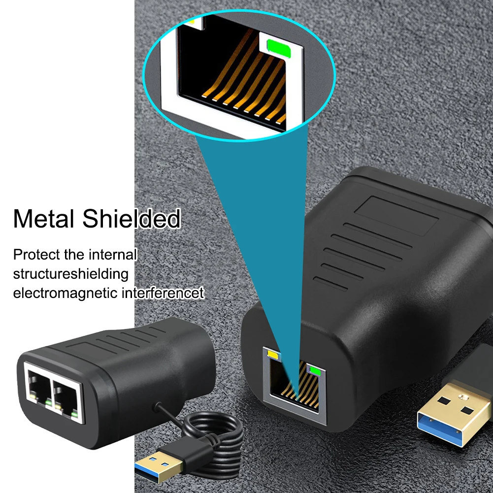 RJ45 USB سريع يعمل بالطاقة 1 إلى 2 موزع إيثرنت ، مجموعة موسع ، صندوق علوي ، أنثى ، Mbps ، واجهة الشبكة المحلية ، كمبيوتر ، كمبيوتر ، Cat5 ، Cat5e ، Cat6
