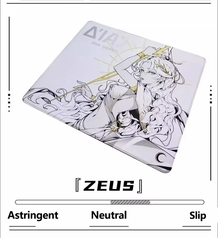 Zeus XSoft Mousepad - 480x400mm Gaming Mouse Pad for Esports Ultra-Smooth Neutral Glide Custom PC Accessories Gift for Gamers