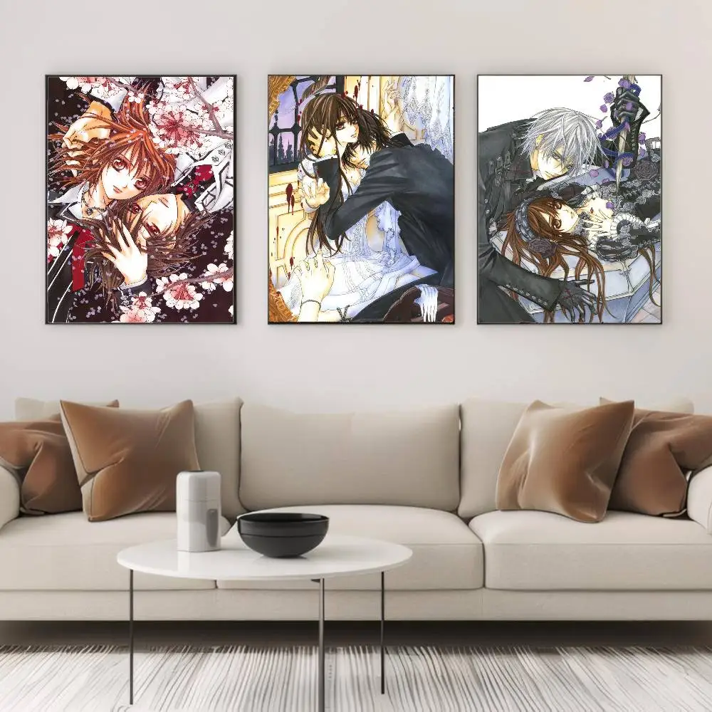 مصاص دماء نايت الكلاسيكية انمي ياباني ملصق ملصقات الفن جداريات حائطية ديكور لعبة غرفة ديكور الهدايا Kawaii HD اللوحة سيارات القط #3