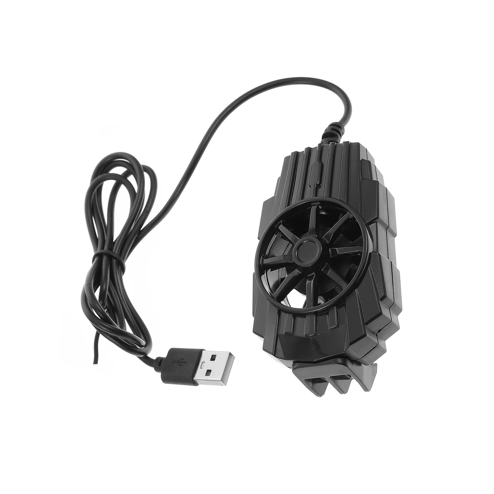 

Portable Cell Cooler Smartphone Turbine Cooling Fan Black Holder Mobile Phone Cooling Clip Strong 5000