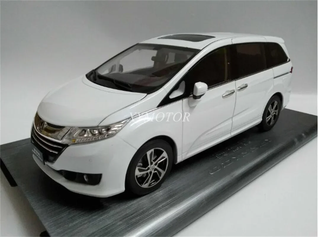 1/18 For Honda ODYSSEY 2016 MPV Diecast Model Car White Toys Gifts Hobby Display Ornaments Collection