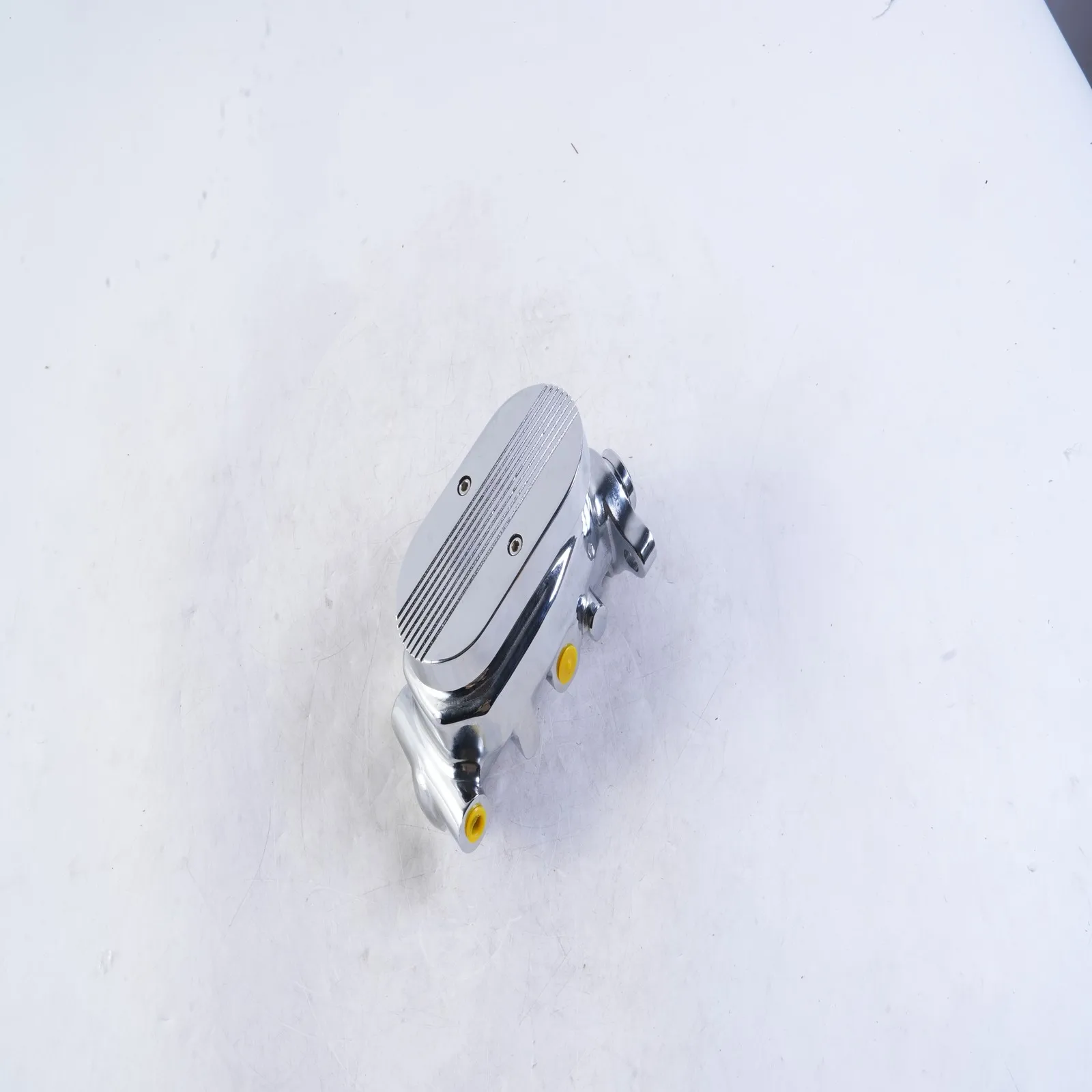 1-300 أسطوانة الفرامل الرئيسية المسطحة من الكروم 1 بوصة تتحمل منفذ مزدوج لجنرال موتورز كورفيت العالمي 1960-1990