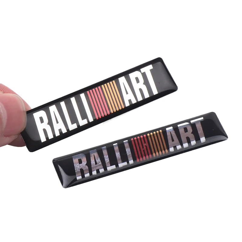 10 pçs estilo do carro emblema emblema adesivo decoração interior do carro decalque para mitsubishi ralliart lancer ex outlander asx l200 pajero
