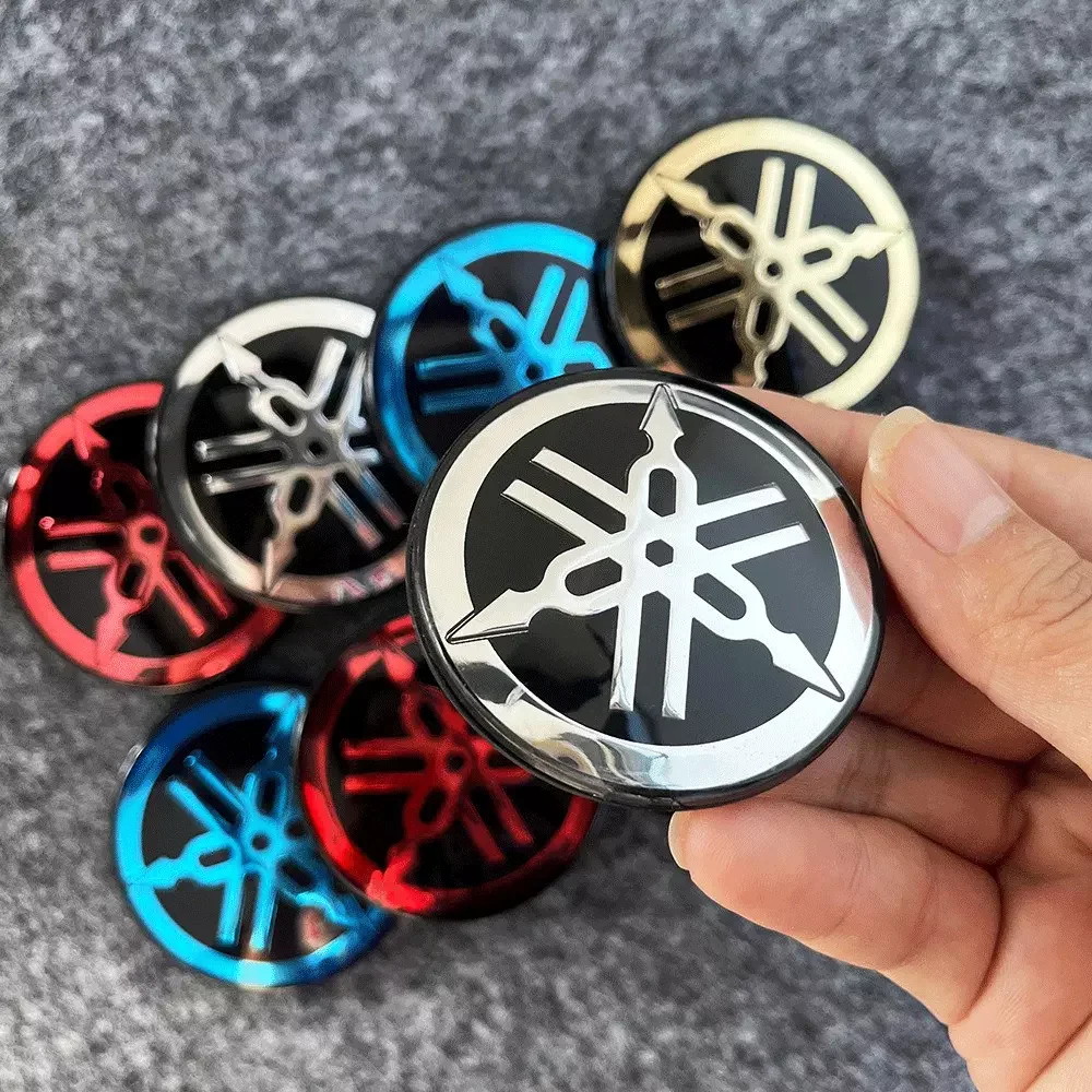 Autocollant rond 3D en ABS et aluminium de 5 cm pour voiture, accessoires de modification de moto, logo de badge de voiture