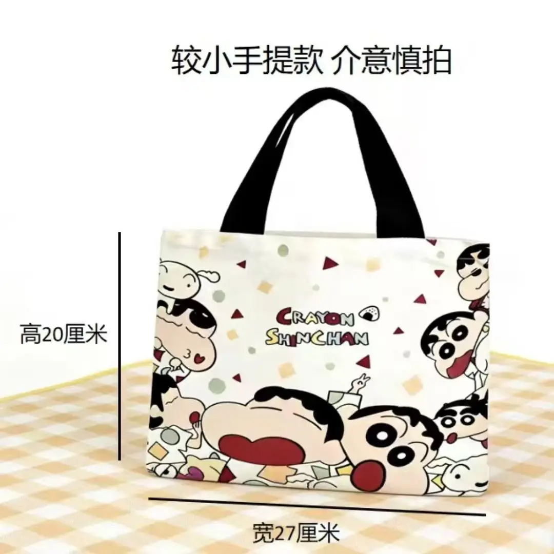2026 New Crayon Shin-chan Canvas Tote Bag Large Capacity Women Handbag Single Shoulder Bag Student Daily Commute Shopping Bag view 4