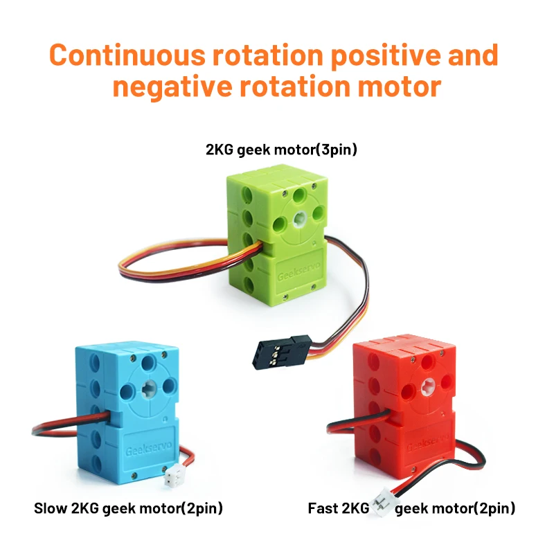 Microbit compatível com motor LEGO Brick, mesmo motor DC de servidor, eixo de saída transversal servo rápido de 360 graus