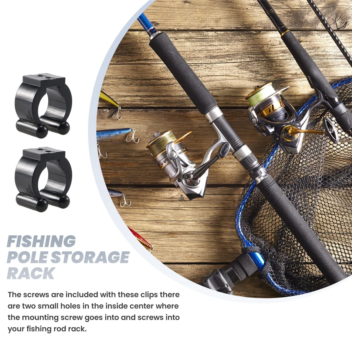 10 шт. зажим для хранения удочки/держатели для бильярдного кия для снукера/стойка для хранения удочки насыщенная