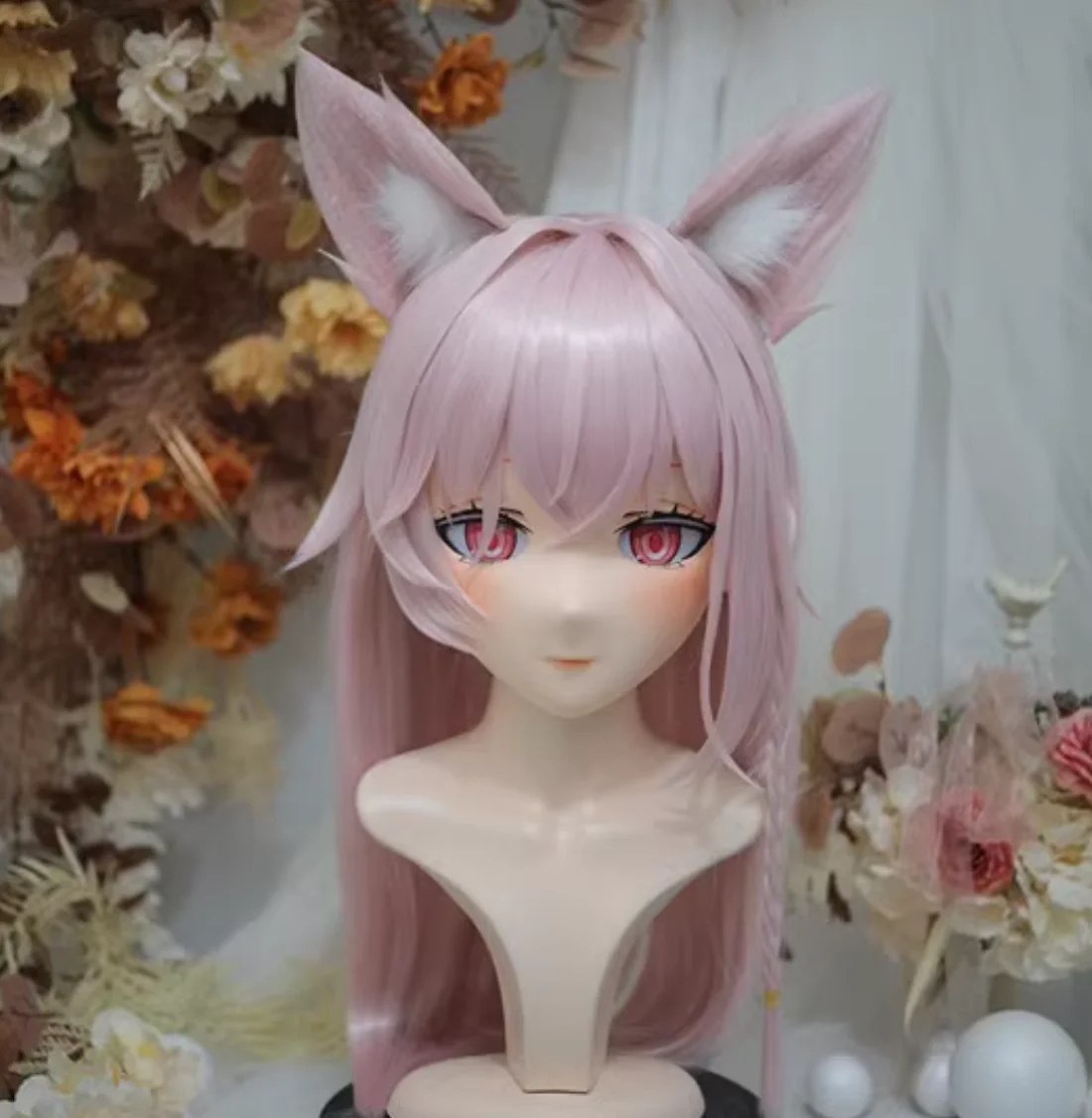 

(NFD313-70)Customize Full Head With Lock Pretty Female/Girl Japanese Animego Character Kig Cosplay Kigurumi Mask Crossdress Doll