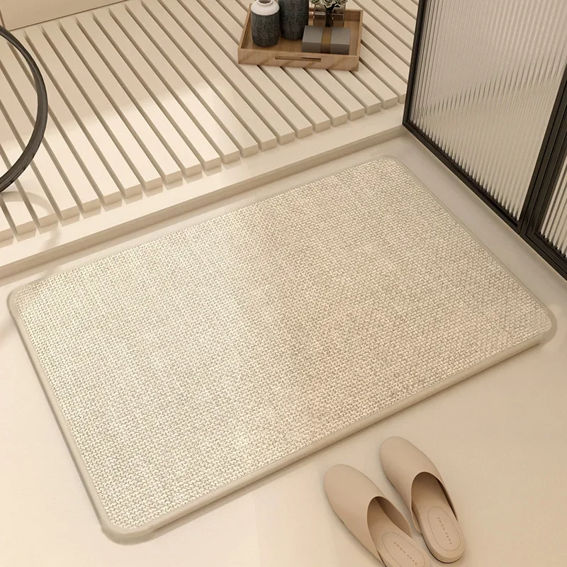 

Bathroom floor mats bathroom absorbent mats toilet doorway non-slip foot mats restroom entrance quick-drying carpet