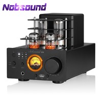 Nobsound A3 HiFi Bluetooth 5.0 Receiver Tube Amplifier USB Player Digital COAX / OPT Stereo Power Amp 35Wx2 Headphone Amp