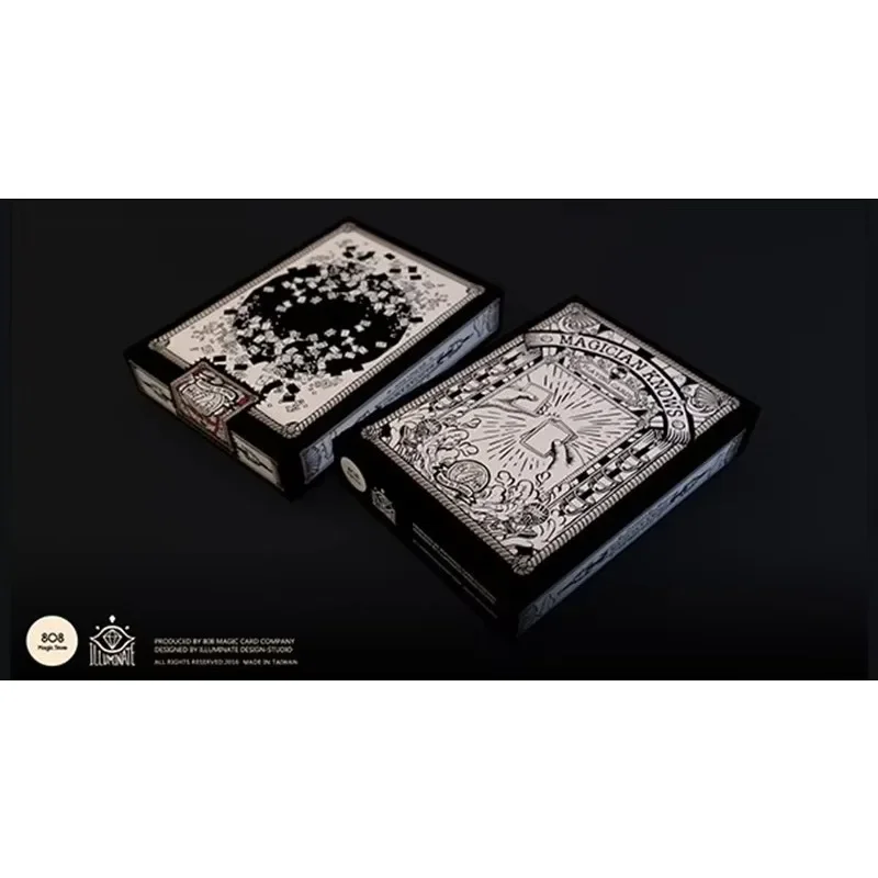 Mágico sabe cartas de jogo (espectro) baralho mágico truques de magia incrível close-up magie truque magia adereços mágicos cartões