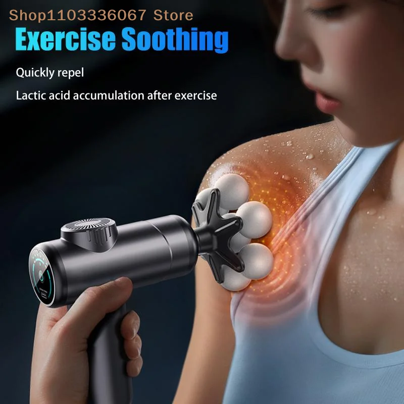 【HB】Replacement Heads For Massage Tool Muscle Stimulator Fascia Therapy Body Relax Shaping Exercising Fascia Tool Massager Head