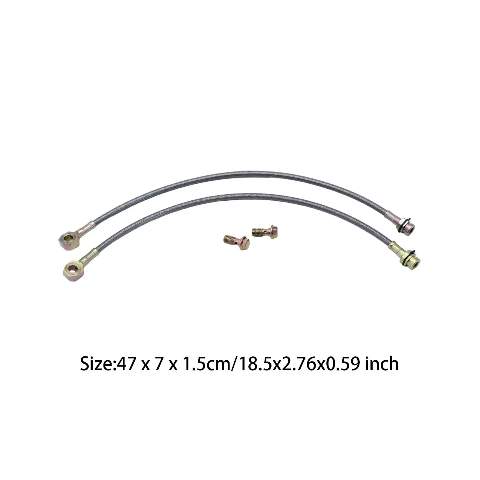 Stainless Steel Braided Brake Hose Durable Disc Brake Line Kit Automotive Brake Accessories for GM a F X Body