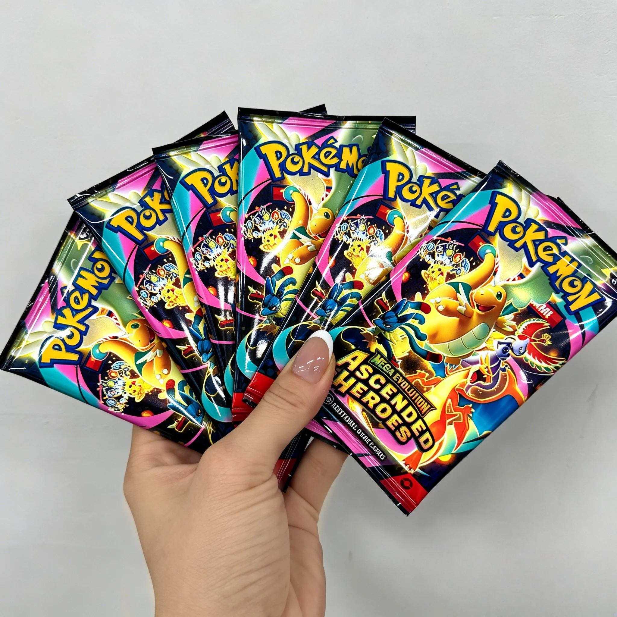 360PCS English Pakémon Mega Evolution Perfect Order,Ascended Heroes Booster Box Pakemn Trade Card 36 Pack Box Gifts Toys - view 5