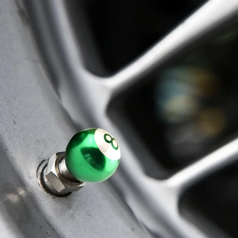 

4 шт. колпачки для клапанов штока шин, бильярдные обод колеса, колпачки для штока клапана, универсальные чехлы для штоков для автомобилей, велосипедов и грузовиков