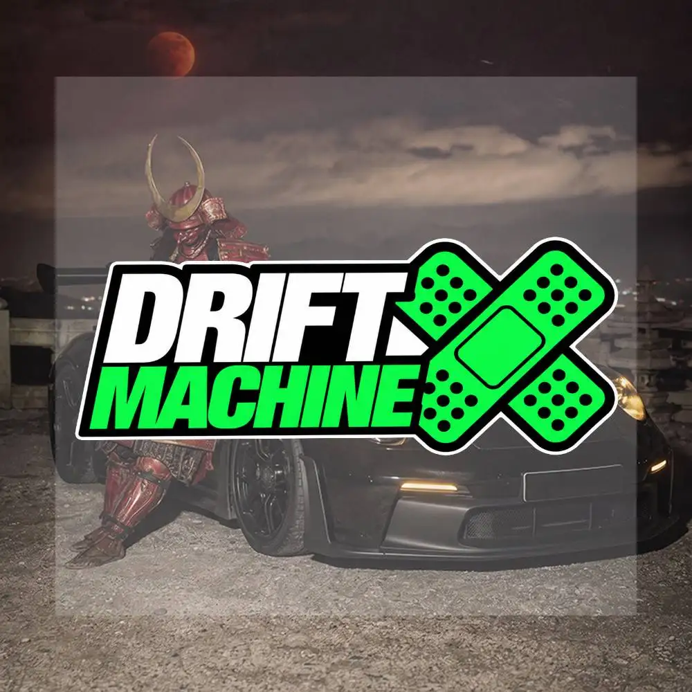 Drift Machine 16cm Creative Sticker Decals For Motorcycle Car Laptop Phone Case Helmet Travel Accessories