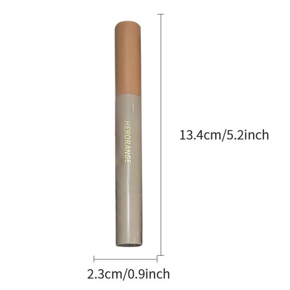 Neuer 2-in-1-Nasenschatten, 3D-Gesichts-Mattkontur-Make-up-Stift mit Pinsel, natürliche graubraune Schatten-Creme-Kontur für Mädchen und Frauen
