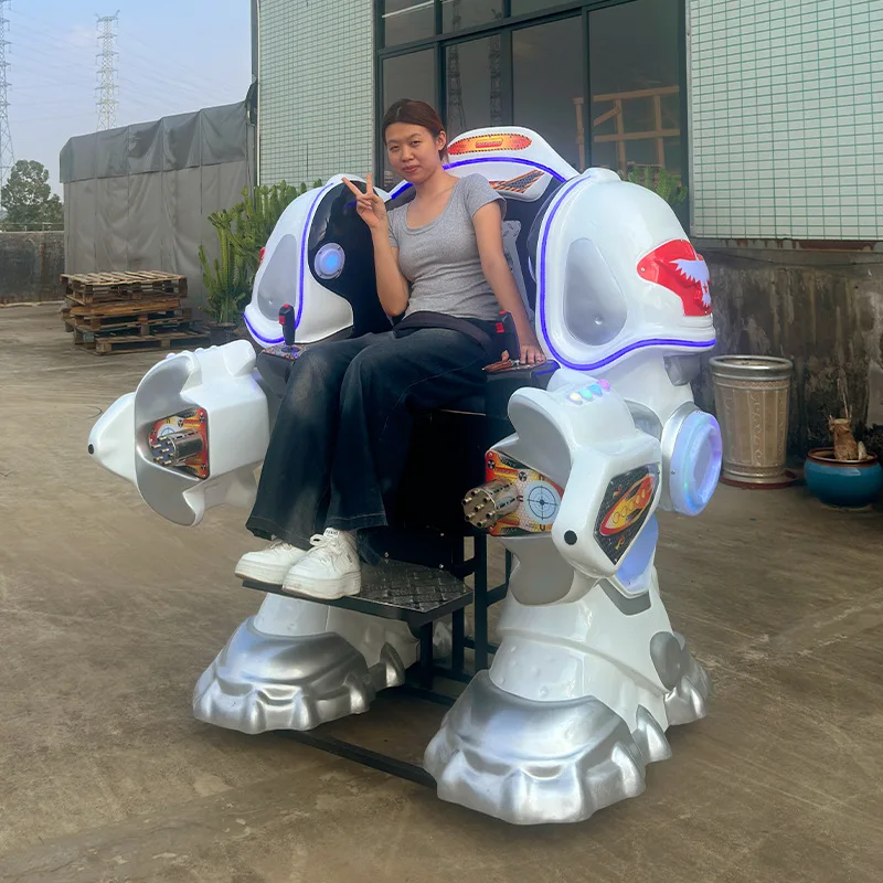 Take robot equipment, electric battery, amusement car night market stall square