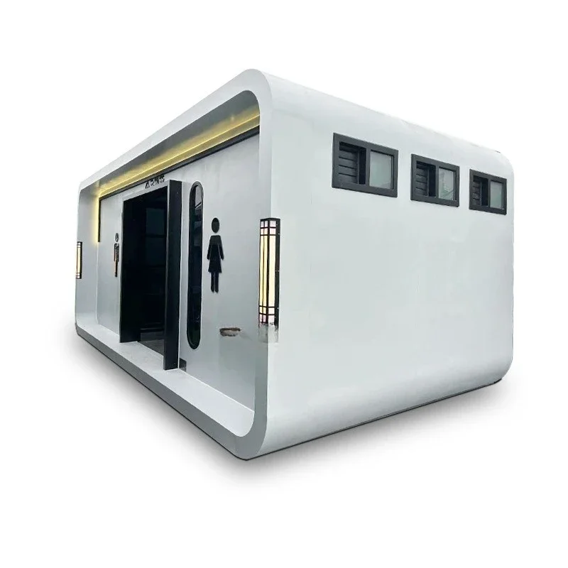 

Outdoor mobile Internet celebrity Apple cabin public toilet, intelligent scenic environmental protection public toilet