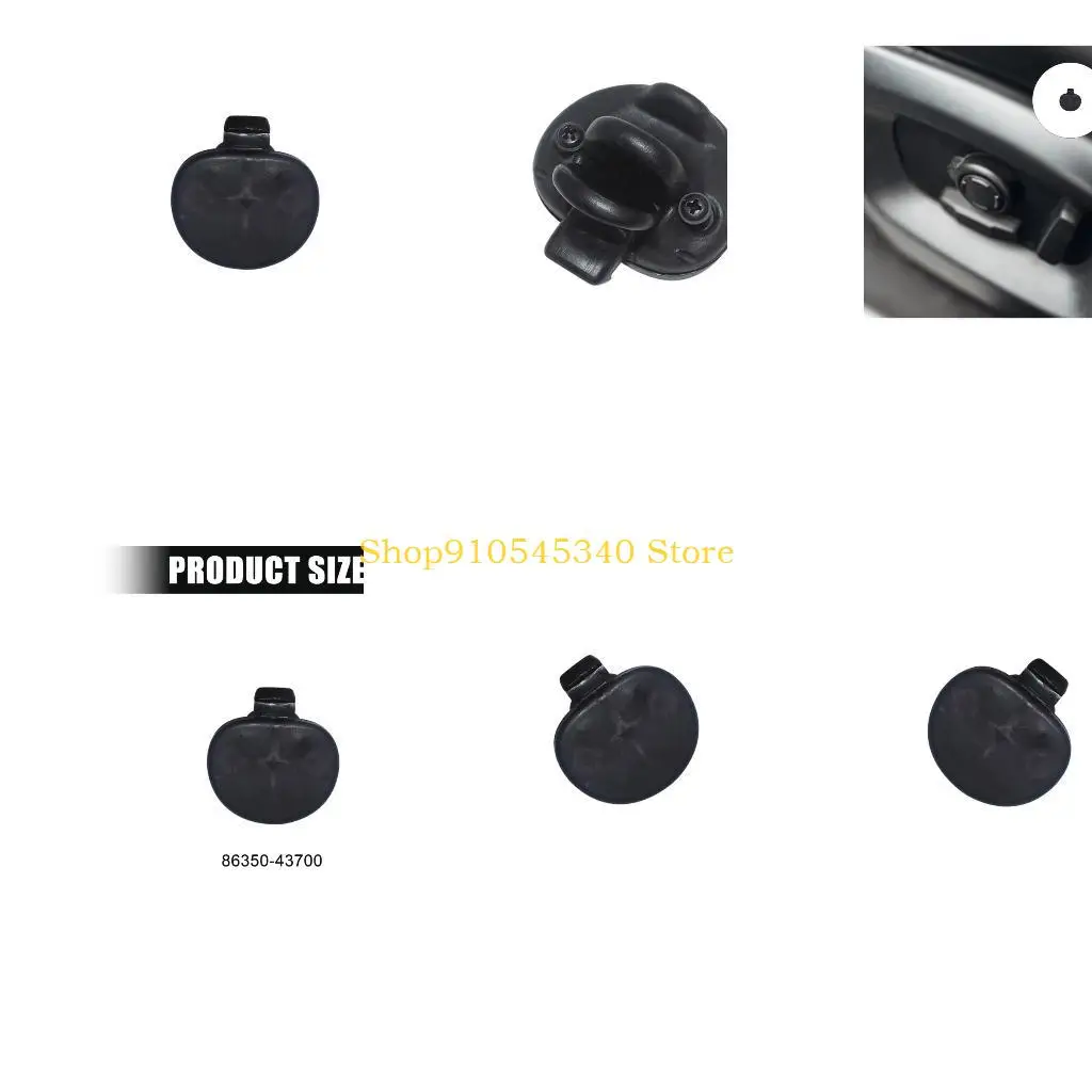 

U2JA Secure Auto Window Clip Plastic Locking Mechanism Universal Application No Rust