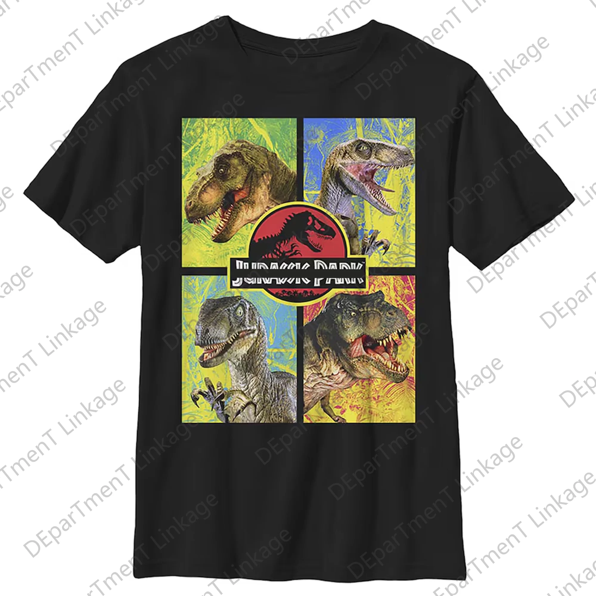 2024 New Arrival Summer Classic vintage Men\'s Dinosaur Park Isla Nublar 1993 Tour T-Shirt  Cotton Tee Kids/Adults Tops