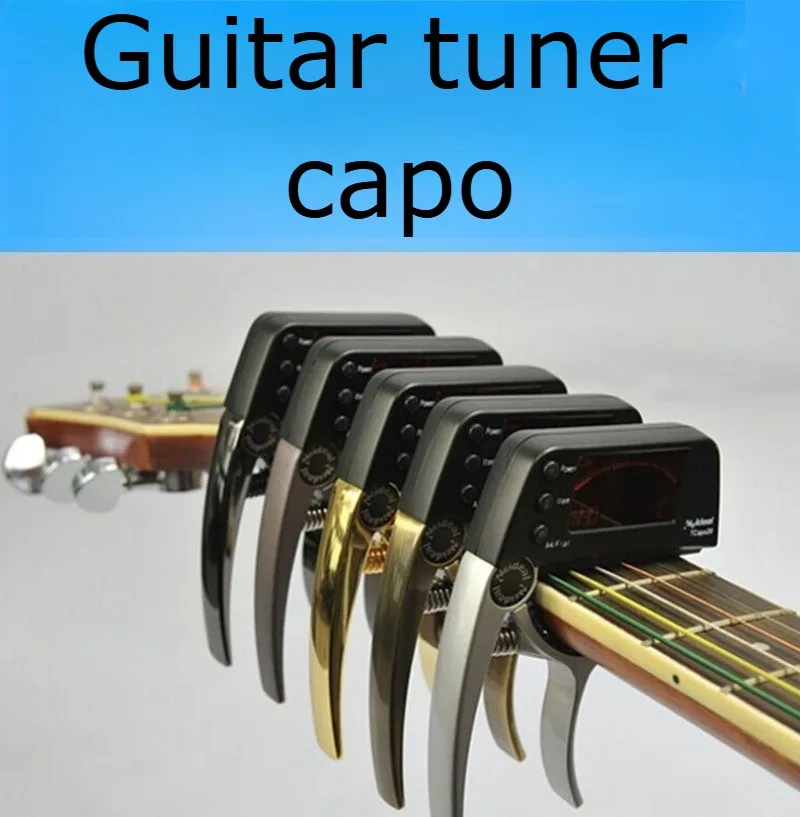 

Профессиональный гитарный тюнер, удобный минималистичный гитарный тюнер из цинкового сплава ABS, бас-гитарный тюнер 2-в-1, портативные аксессуары для музыкальных инструментов