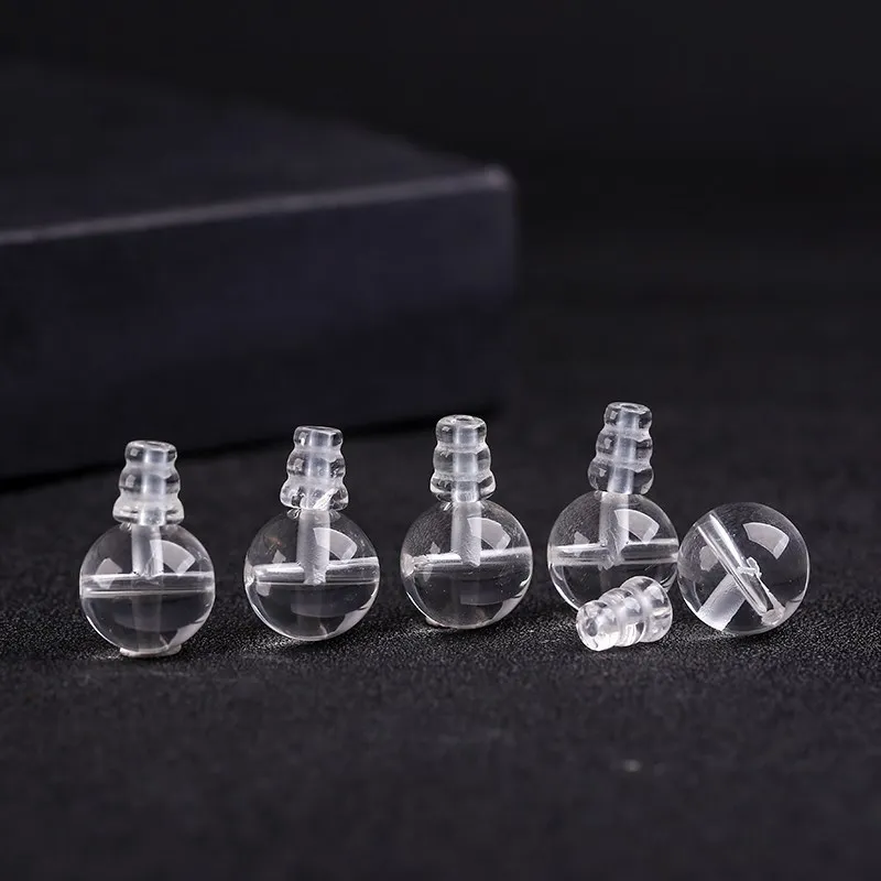 Natural Transparent Rock Quartz Crystal Round Guru Beads for Prayer Malas 6mm 8mm 10mm 12mm 14mm  TSB0188
