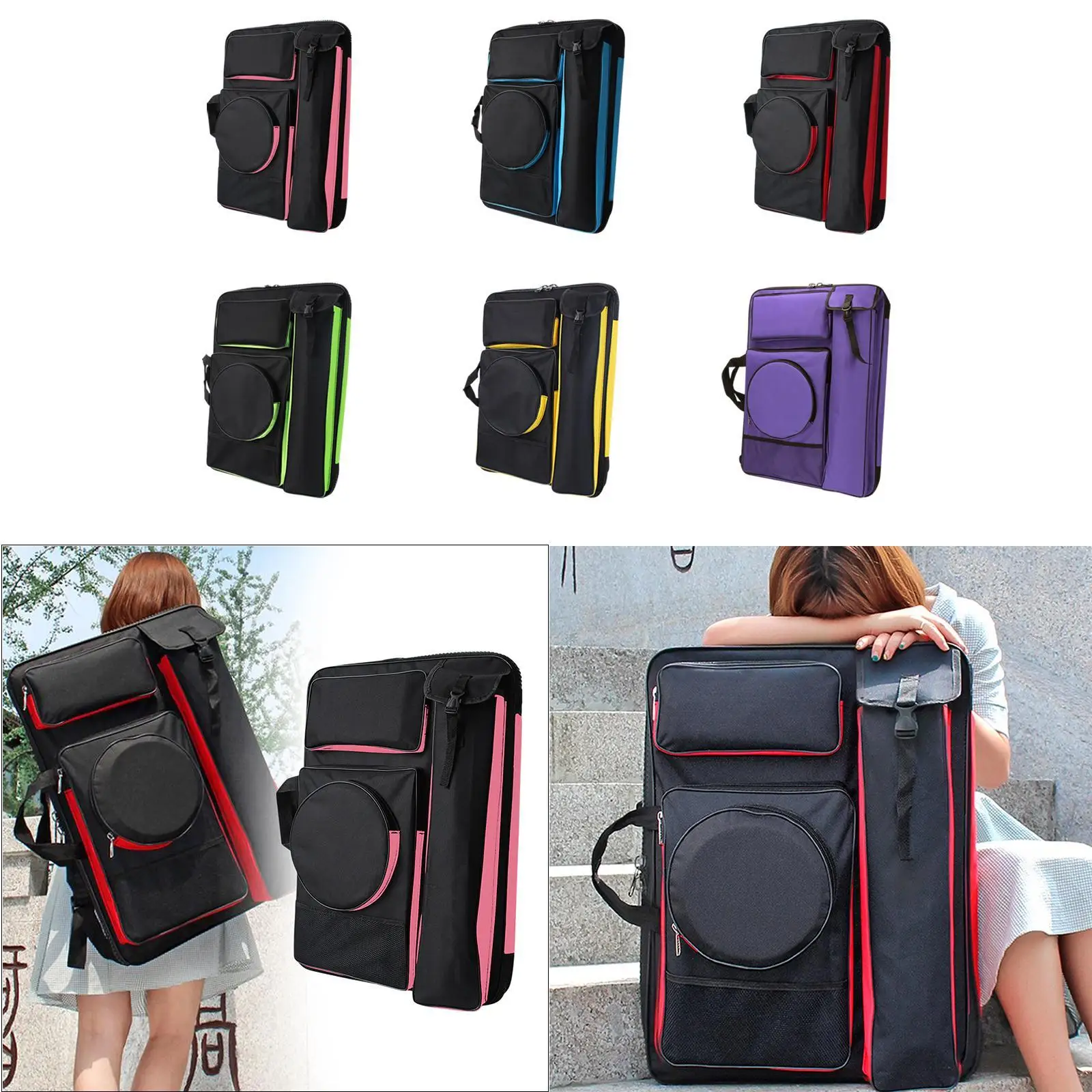 

Art Case, Artist Backpack, Tote Oxford Cloth Painting Board Carry Bag