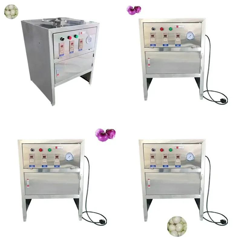 Commercial Peeling Machine Continuous Peeling Industrial Onion Cutter for Vegetable Processing