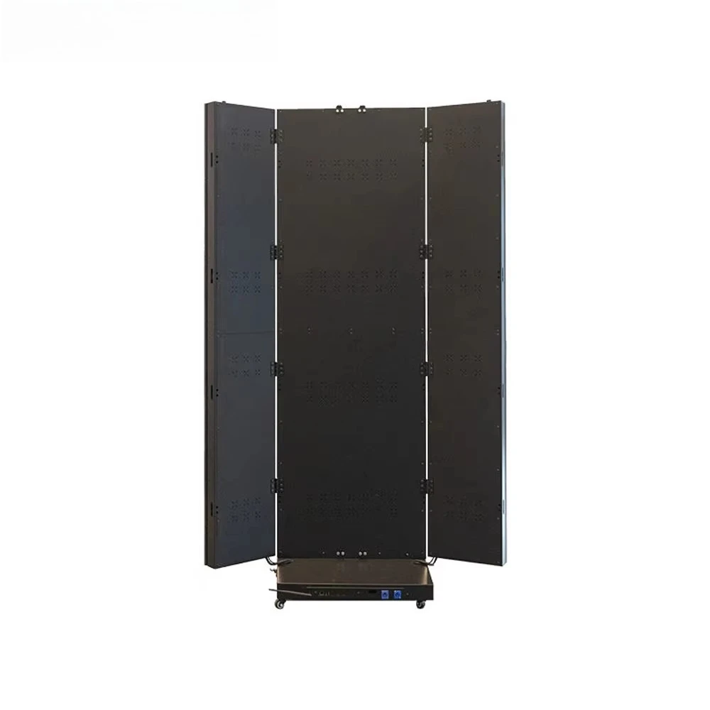 High definition indoor LED advertising machine, three fold full color advertising machine, shopping mall LED screen, poster disp