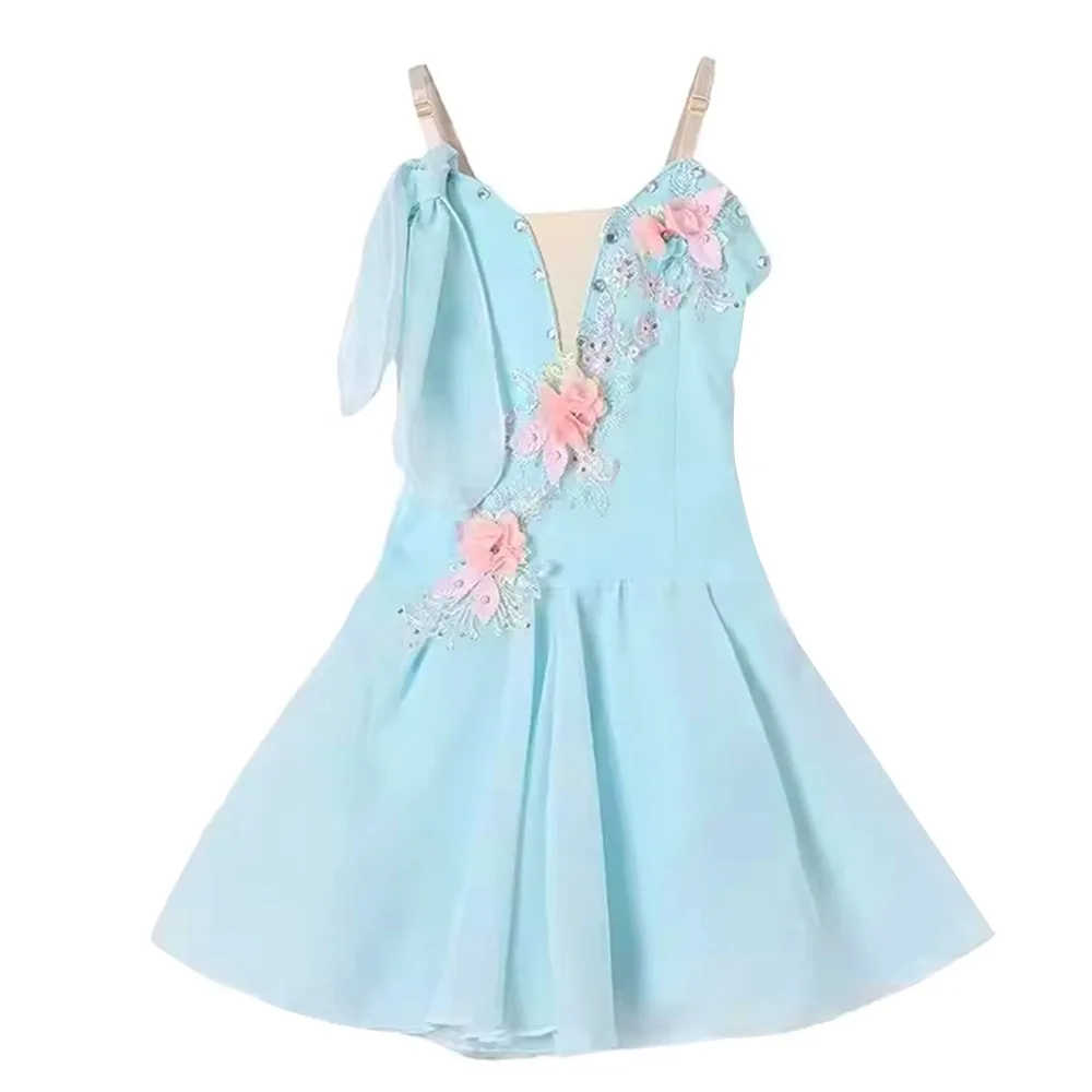 

Chiffon Kids Ballet Dress Chinese Sling Party Dress Modern Dance Dress Classical Leotard Stage Costume Performance Costume Dance