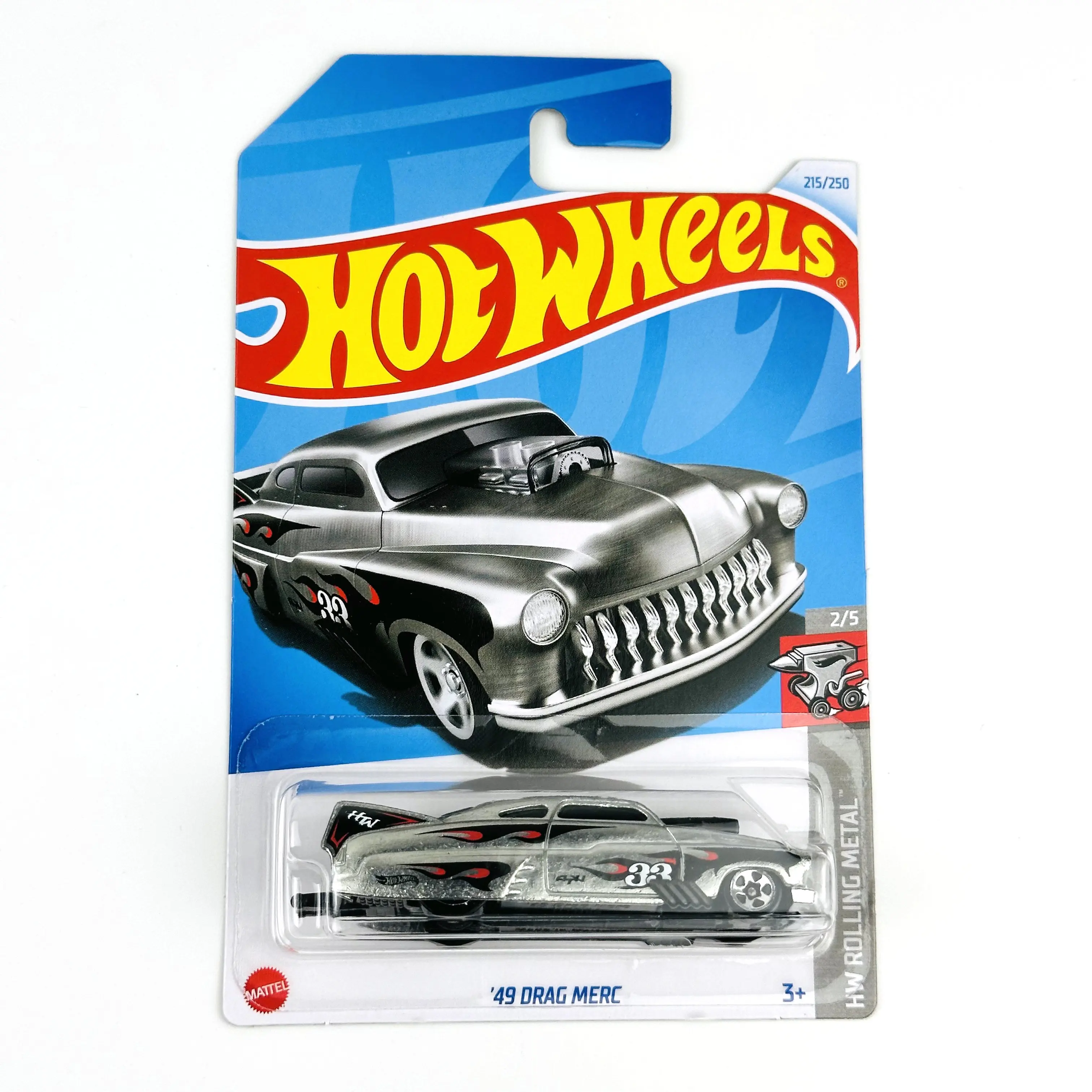 2024-215 Hot Wheels Cars 49 DRAG MERC 1/64 Metal Die-cast Model Toy Vehicles