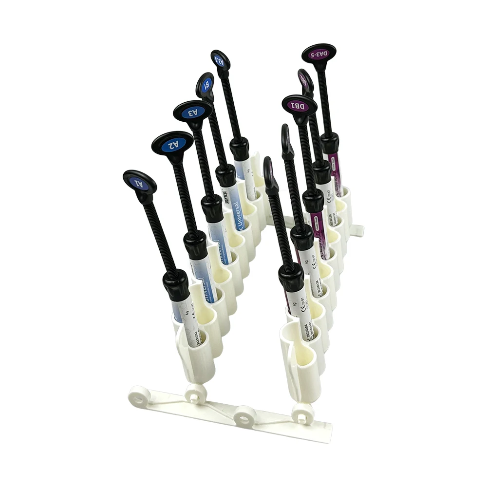 

1Pcs Dental Composite Resin Syringe Storage Rack Resin Adhesive Applicator Bracket Dental Clinic Supplies Storage Organizer