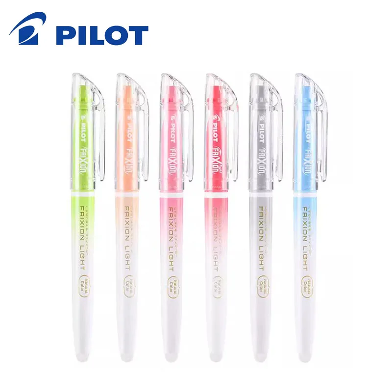 Japanese PILOT Highlighters Erasable Natural Color SFL-10SL Marker Pen Color Frixion Student Soft Light Color Note Taking Pen