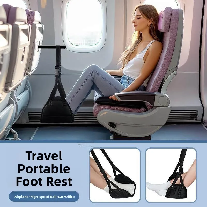 

Inflatable Travel Footrest Mat Long Distance Car Train Office Sitting Aid Sleep Tool Comfortable Portable Camping Gear