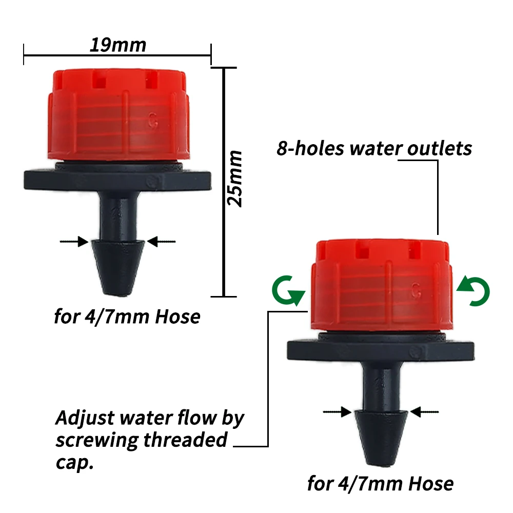 Sistema de irrigação automática OASIS Micro gotejamento, mangueira de jardim DIY, Kits de rega com gotejadores ajustáveis, 5m-25m