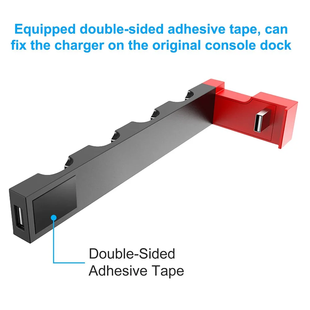 لنينتندو سويتش جوي كون تحكم شاحن حوض حامل محطة حامل التبديل NS Joy-Con لعبة دعم حوض للشحن