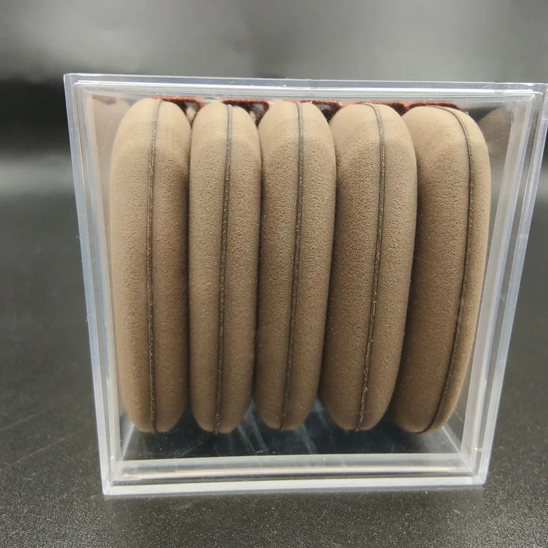 Op Maat Gemaakte Logo Vierkante Chocolade Latex Gezichtsfoundation Bb Cream Make Up Spons Marshmallow Beauty Make-Up Blender Sponslogo