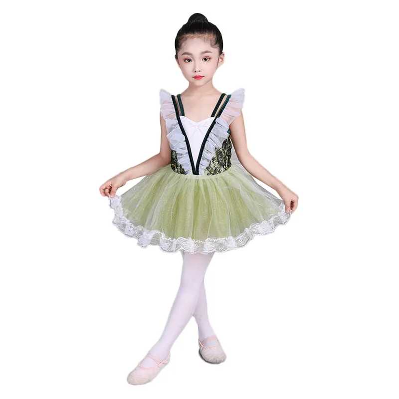 

Ballet Dress Girls Children's Clothing Children's Ballet Performance Clothes Veil Dress Performance Clothes Stage Clothes Dress