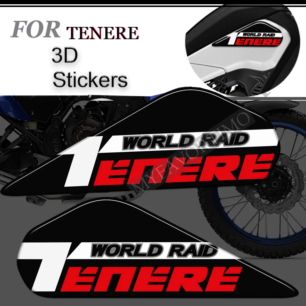 Tank Pad Side Stickers Decal Protection body Set Kit Handshield Wind Deflector FOR YAMAHA Tenere T700 XTZ 700 T7 2019 2020 2021