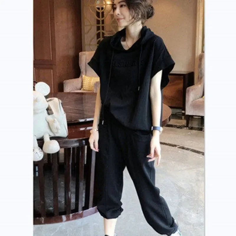 

Sports Suit Women's Pants Fashion Casual Two-piece Temperament Spring and Summer 2025 New