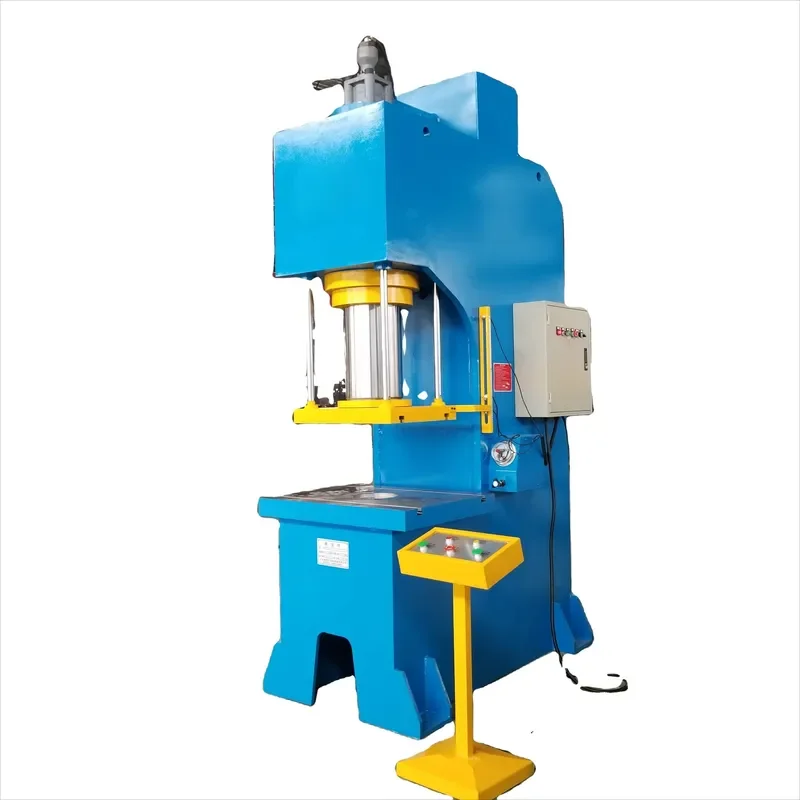 100 Ton Single Column Hydraulic Press Automatic PLC-controlled Machinery