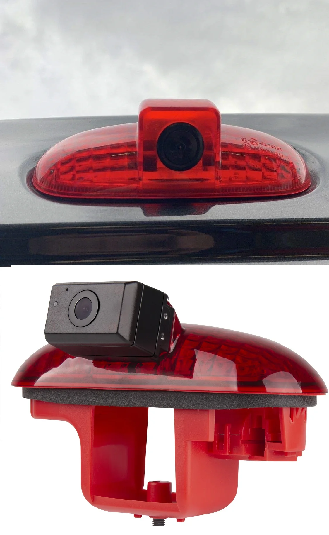 Luz de freno de coche HD 720P, cámara de visión trasera para FIAT, Talento Primastar, Renault Trafic,Opel Combo C,Vauxhall Vivaro A(2001-2014)