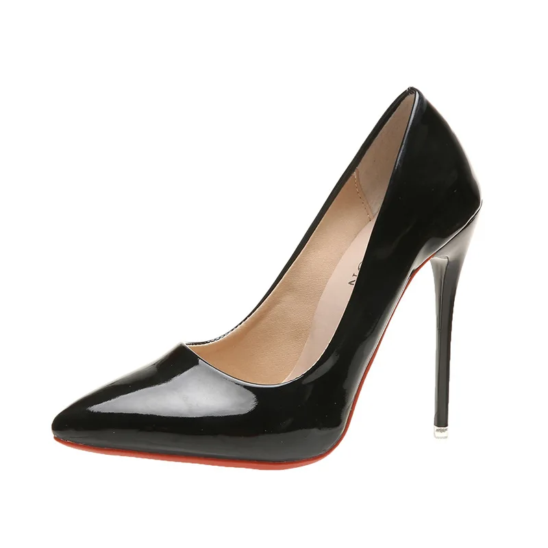Large Size High Heels Women 2025 Spring and Autumn Stiletto Pointed Toe Fashion Solid Color Shallow Mouth Women\'s Shoes